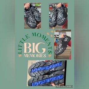 Burberry Black and White color fabric shoes /AUTHENTIC!